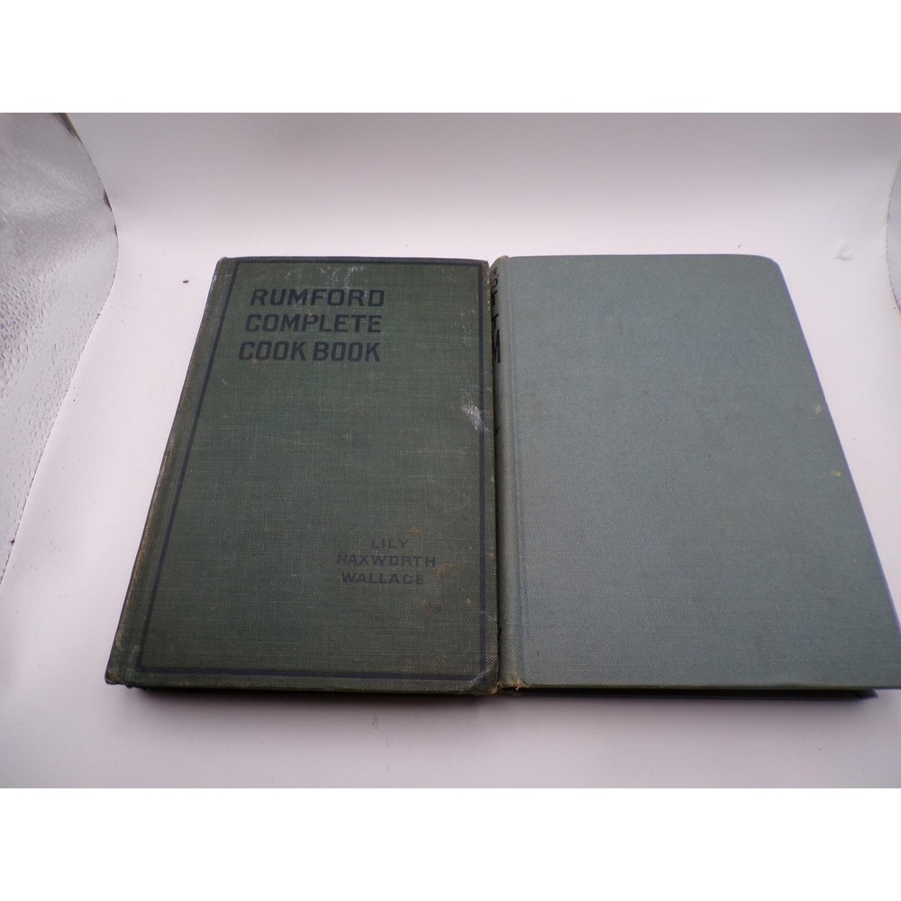 Rumford Complete Cookbook Lily Haxworth Wallace 1927 Eat and Get Slim 1945